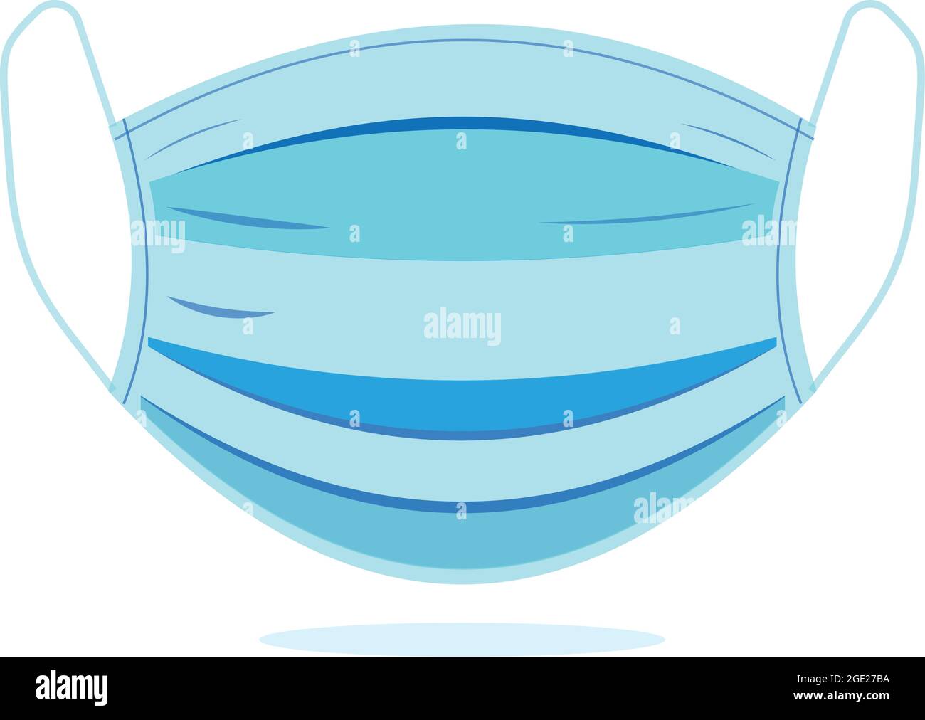 Medical Respiratory Surgical Face Mask Filter Isolated. Corona face