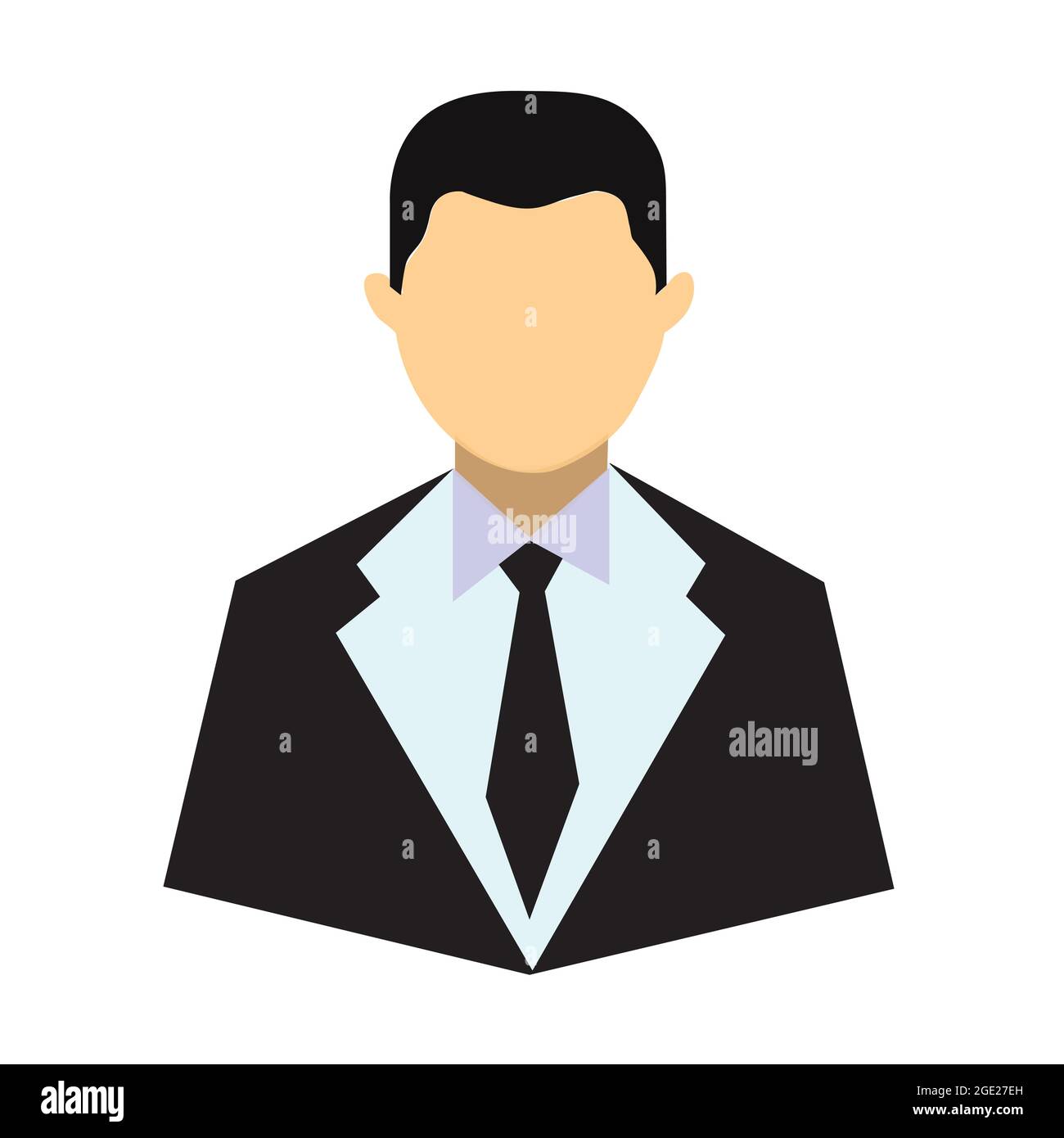 Businessman icon. User vector icon of man in business suit and tie Stock  Vector Image & Art - Alamy