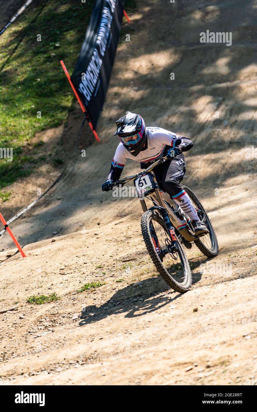 Thibault LALY of France during the 2021 Mountain Bike World Cup on August 15, 2021 in Maribor, Slovenia - Photo Olly Bowman / DPPI Stock Photo