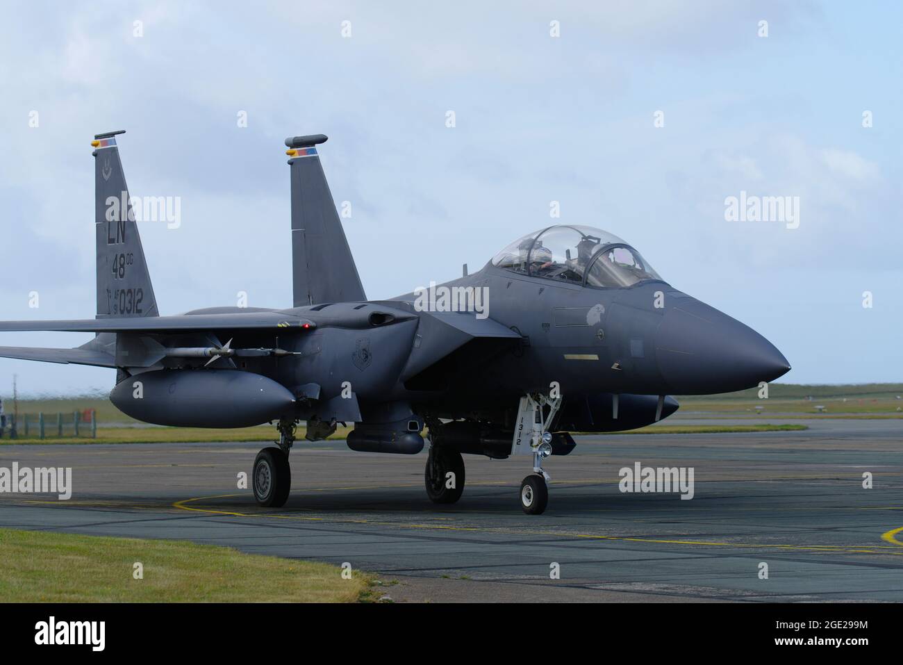 USAF Mc Donnell Douglas F-15 Eagle, Stock Photo