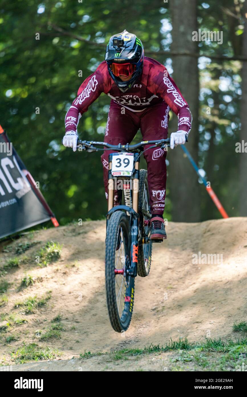 Luca Shaw of the USA during the 2021 Mountain Bike World Cup on August 15, 2021 in Maribor, Slovenia - Photo Olly Bowman / DPPI Stock Photo