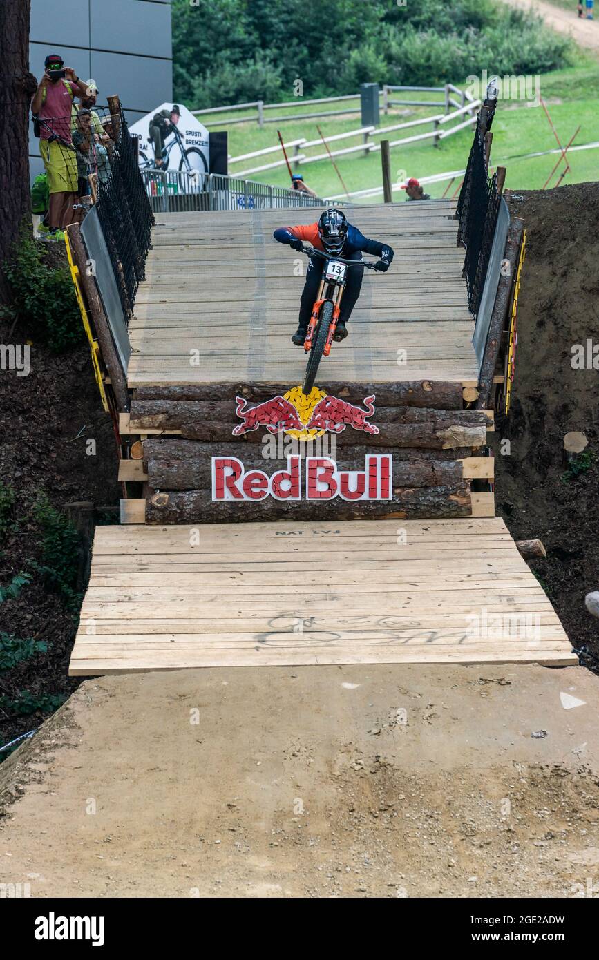 Remi THIRION of France during the 2021 Mountain Bike World Cup on August 15, 2021 in Maribor, Slovenia - Photo Olly Bowman / DPPI Stock Photo