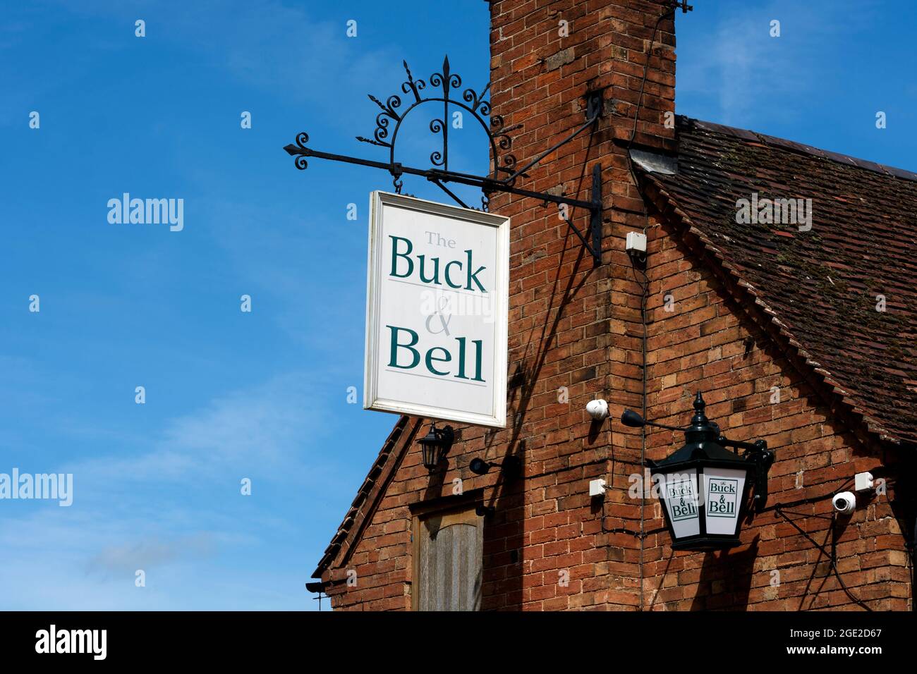 The Buck and Bell pub, Long Itchington, Warwickshire, England, UK Stock