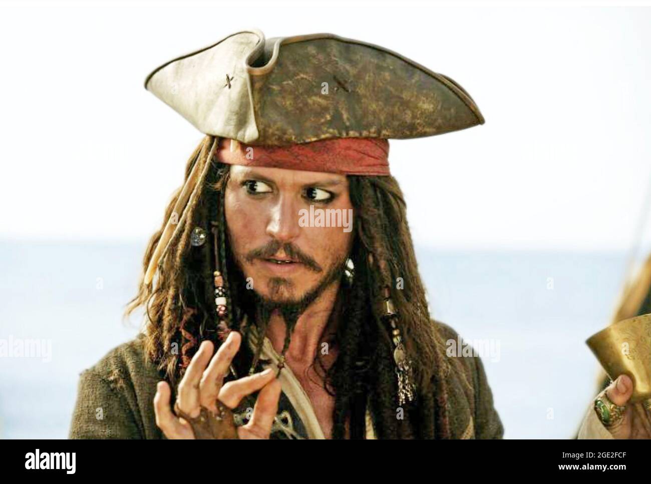 PIRATES OF THE CARIBBEAN: DEAD MAN'S CHEST 2006 Buena Vista Pictures film with Johnny Depp Stock Photo