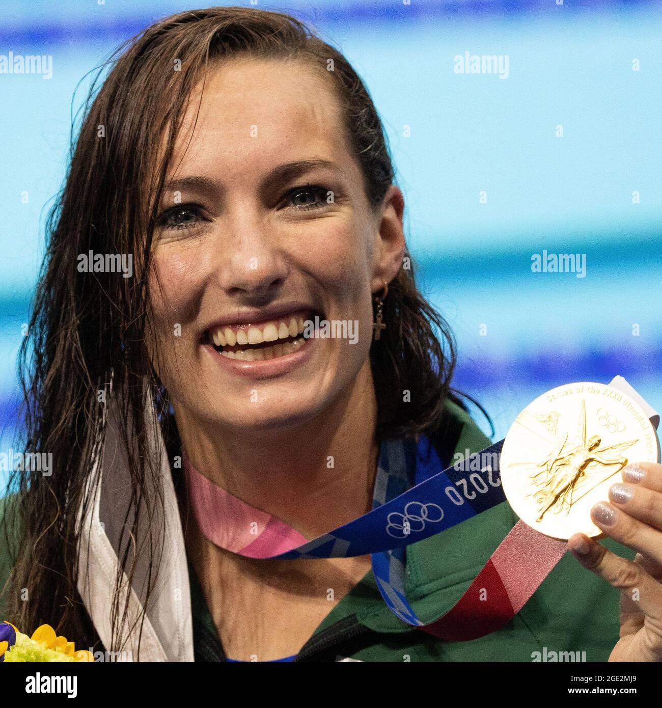 July 30, 2021, Tokyo, Kanto, Japan Tatiana Schoenmaker (RSA) wins the