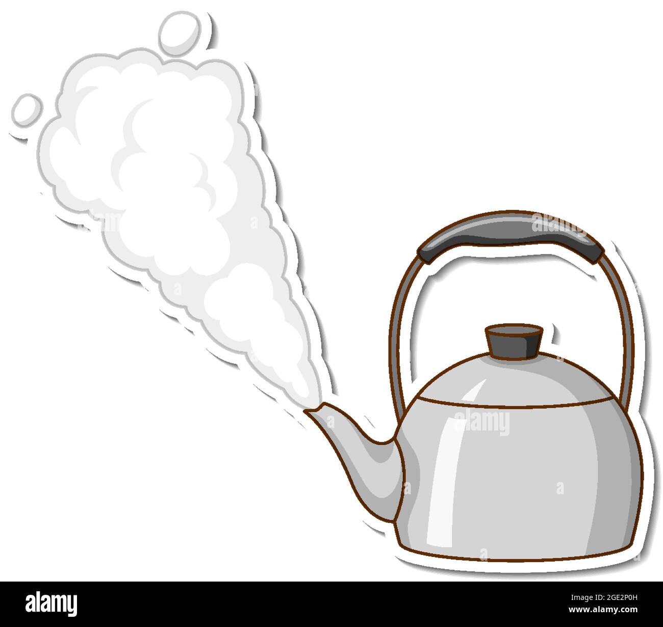 https://c8.alamy.com/comp/2GE2P0H/a-sticker-template-of-a-kettle-with-boiling-water-isolated-illustration-2GE2P0H.jpg