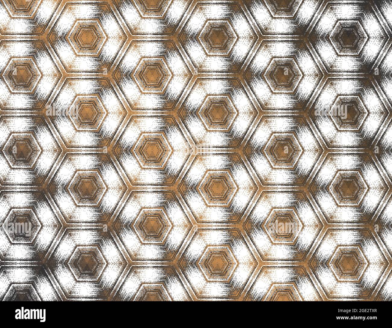 Geometric abstract dark gray, white, metallic copper texture