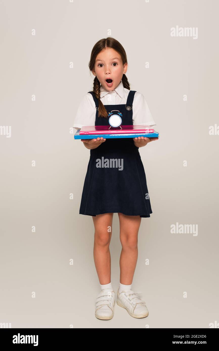 Girl Grey School Uniform High Resolution Stock Photography and Images ...