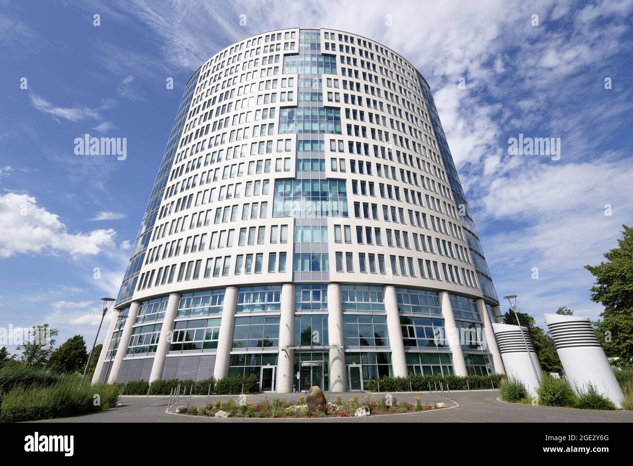 Cologne, Germany - August 15, 2021:  ABC Tower Cologne at Airport Businesspark Stock Photo