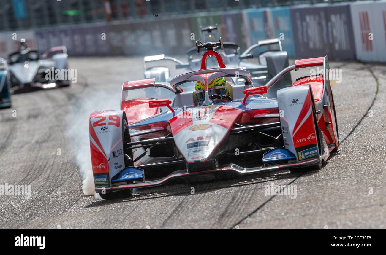Berlin, Germany. 15th Aug, 2021. Motorsport Formula E World