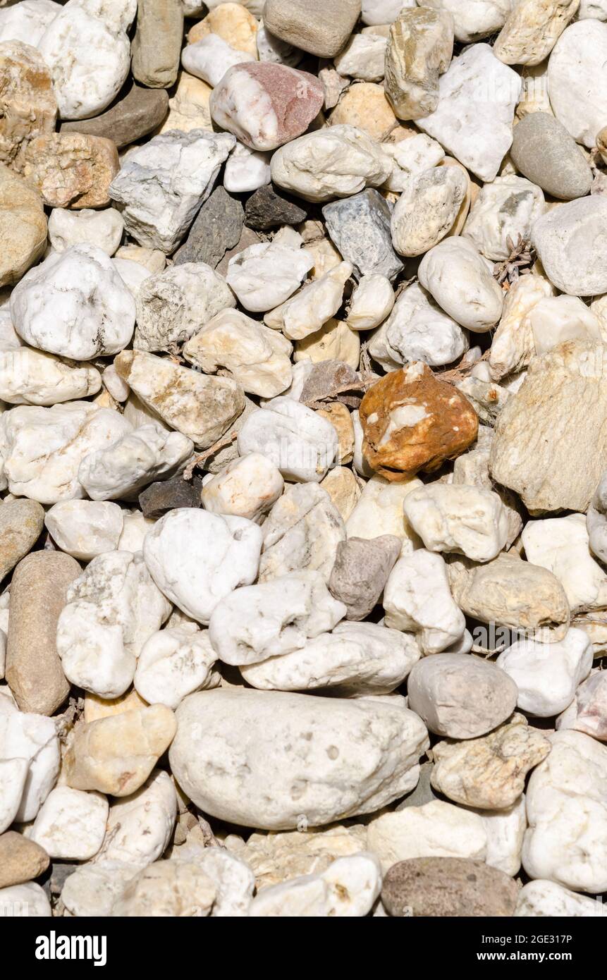 Small Rocks Called Gravel sizes hi-res stock photography and images - Alamy