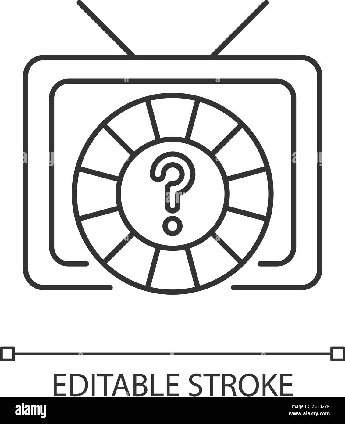 Game show linear icon Stock Vector Image & Art - Alamy