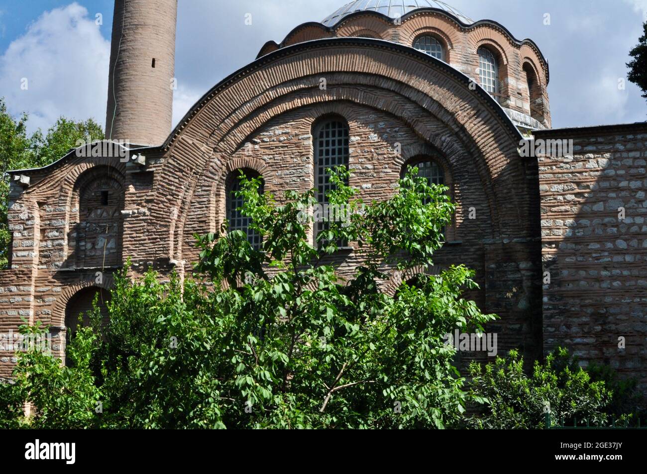 Aug. 2021. Istanbul Turkey. The exterior view of Hagia Theotokos Orthodox Church, Kalenderhane Camii, a former Eastern Orthodox church dated back 9th Stock Photo