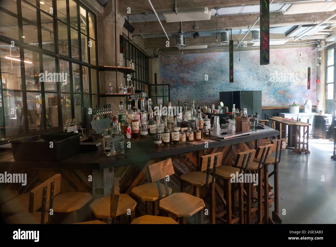 closed bar in Industry City Sunset Park Brooklyn NYC Stock Photo Alamy