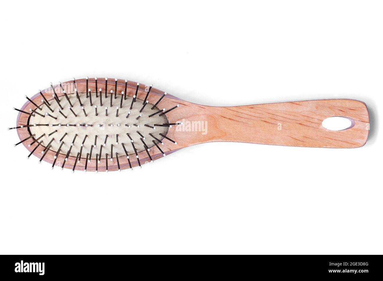 Wooden comb on clean background Stock Photo - Alamy