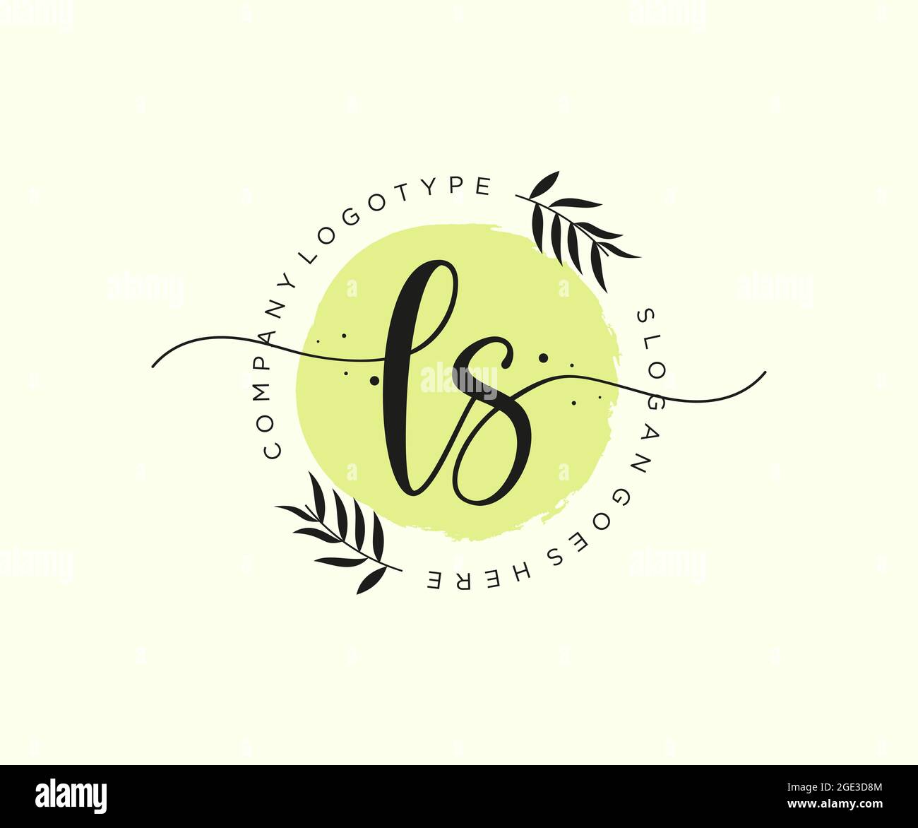 LS Initial Logo Company Name Colored Gold and Silver Swoosh Design. Vector  Logo for Business and Company Identity Stock Vector - Illustration of  abbreviation, brand: 199340373