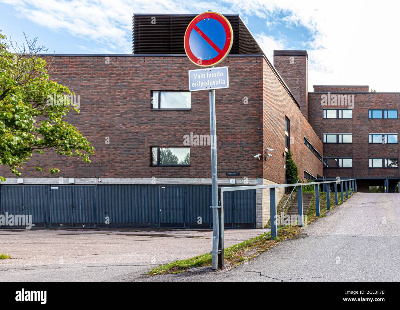 The University of Helsinki forensic medicine building at Kytösuontie, now slated for demolition. Stock Photo
