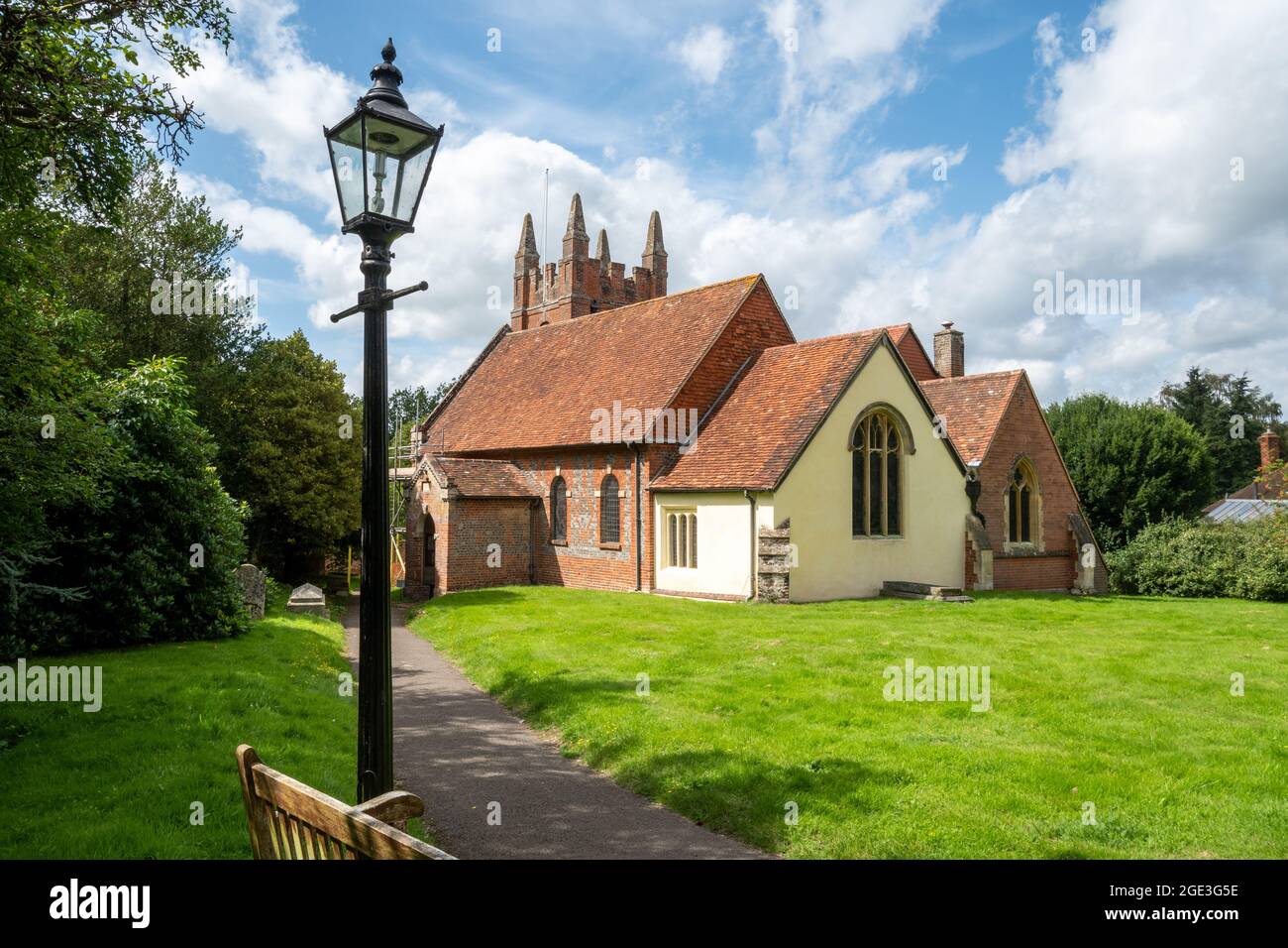 St Mary's Church in Eversley, a Hampshire village, England, UK Stock Photo