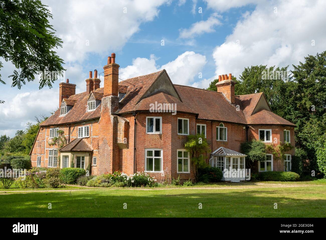The Old Rectory in Eversley village, Hampshire, England, UK. The former