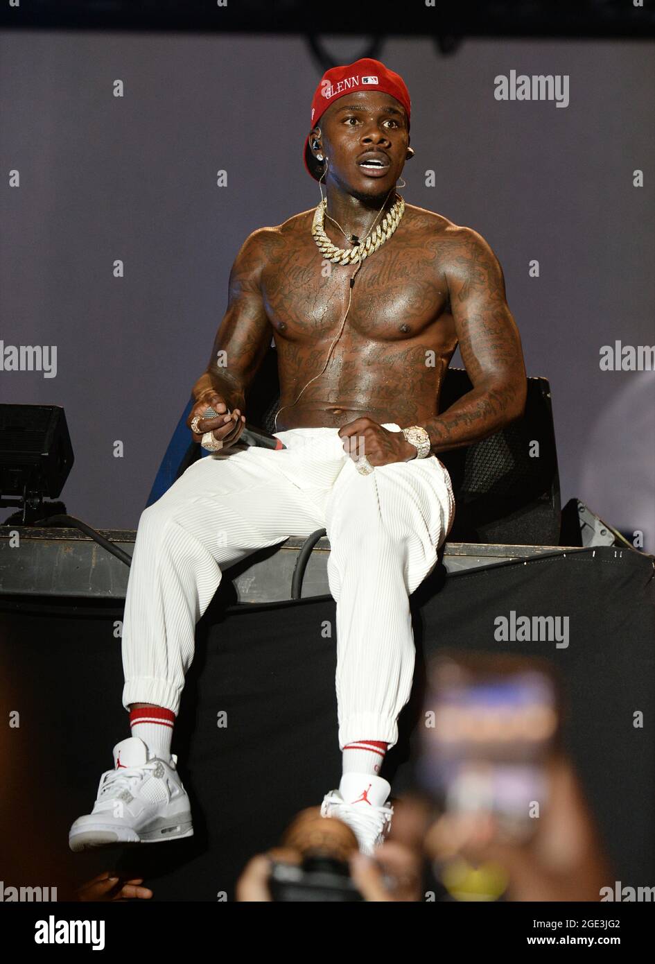 Daebelly Rocking Miami - FL - 20210725 Da Baby performs during Rolling Loud Music ...