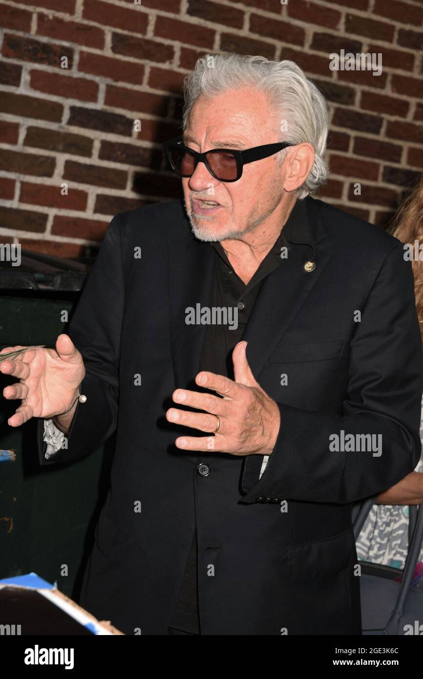 New York NY 20210630 Harvey Keitel leaves the studios of The Late Show with Stephen
