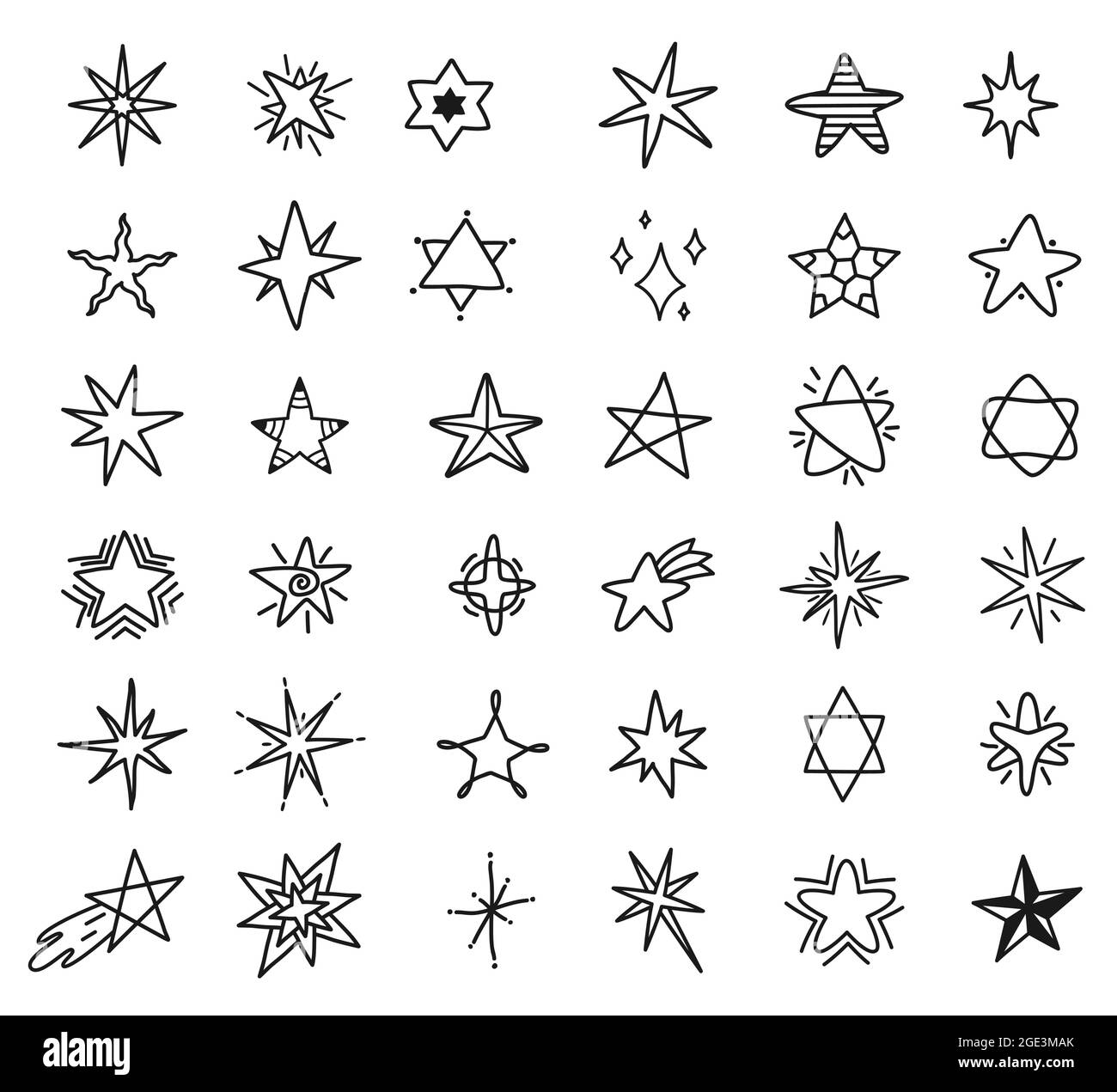 Shooting star pattern Black and White Stock Photos & Images - Alamy