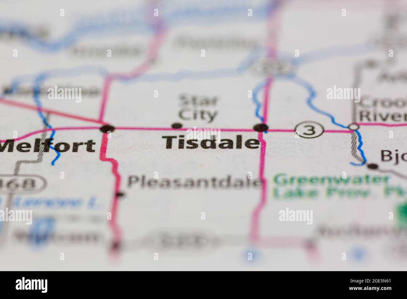 Tisdale saskatchewan on a map hires stock photography and images Alamy