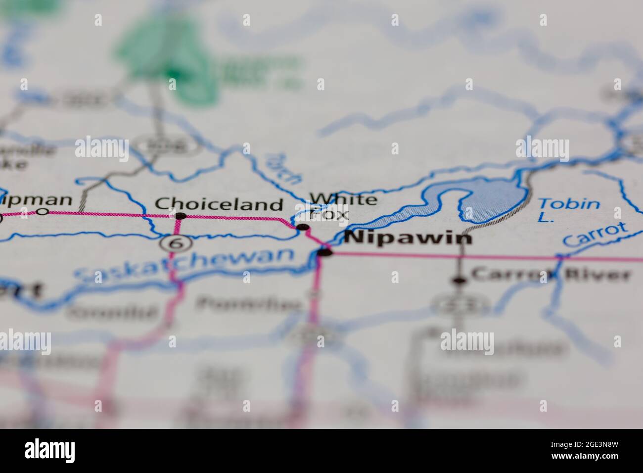 White fox saskatchewan map hires stock photography and images Alamy