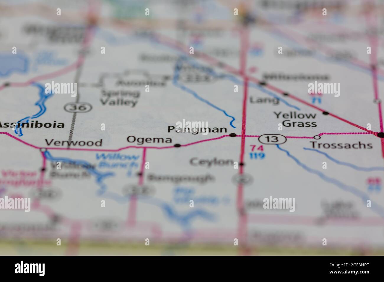 Pangman saskatchewan map hires stock photography and images Alamy