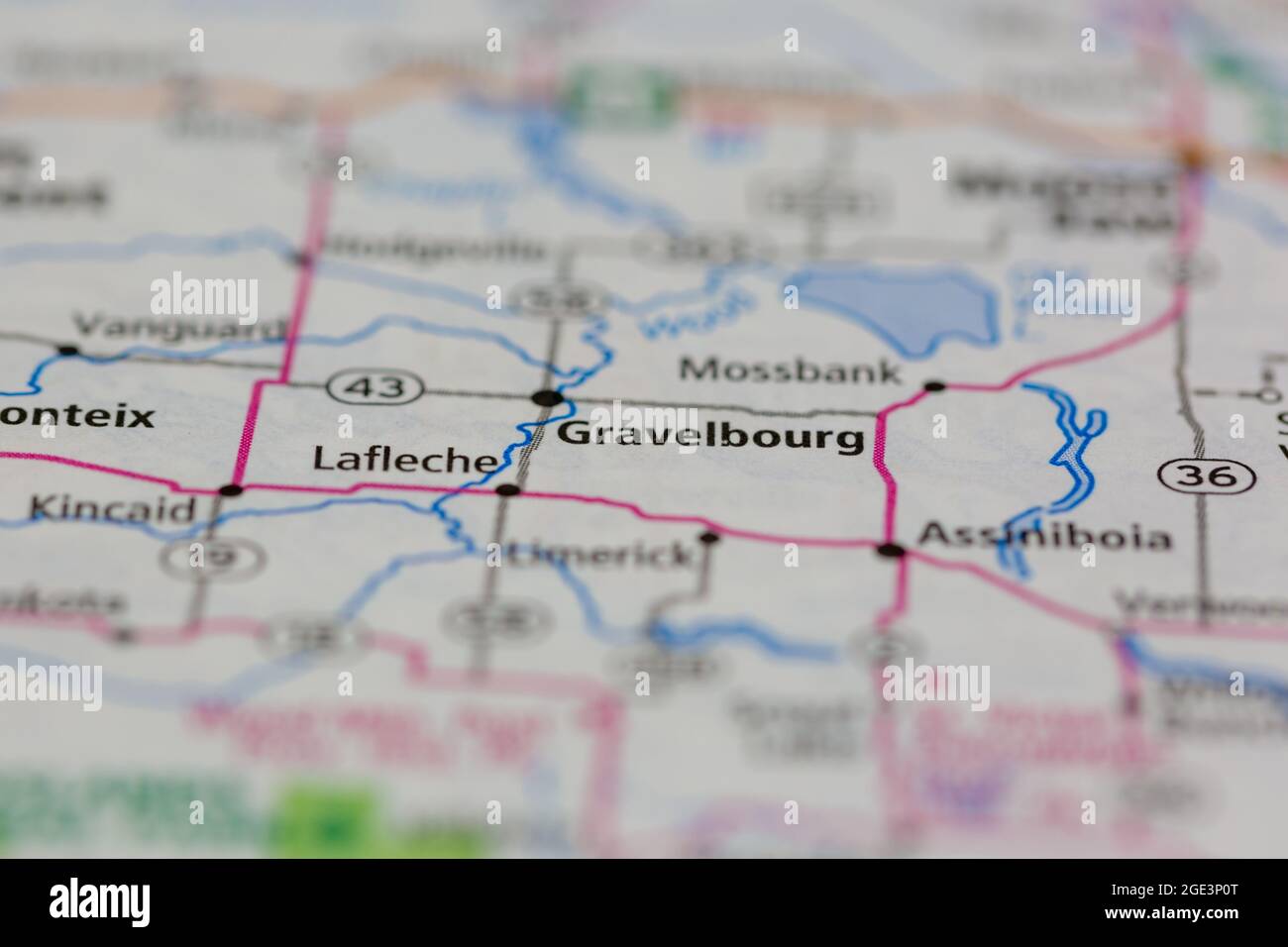 Gravelbourg saskatchewan map hires stock photography and images Alamy