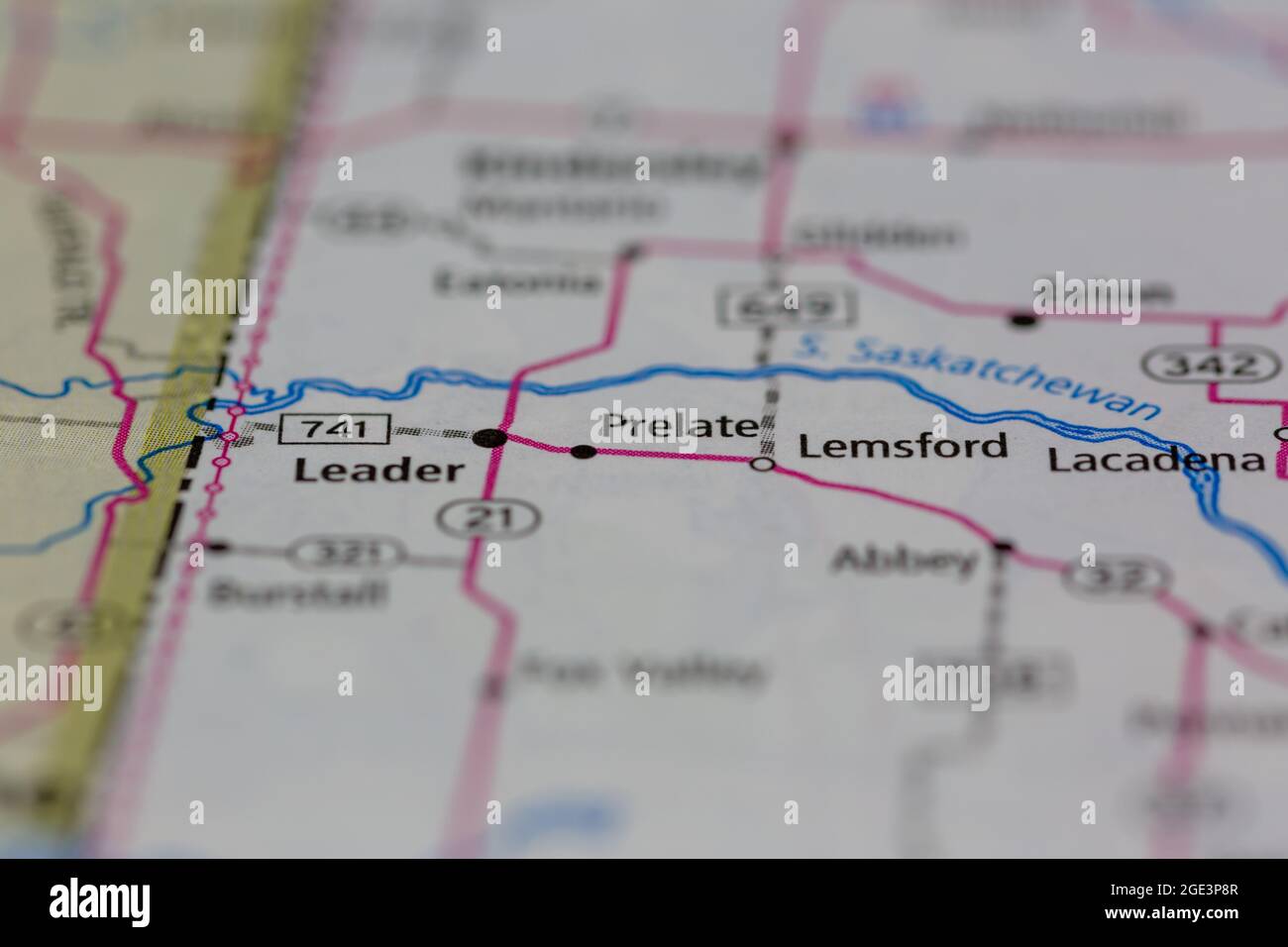 Prelate saskatchewan on a map hires stock photography and images Alamy
