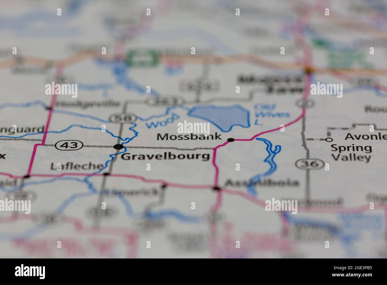 Mossbank saskatchewan map hires stock photography and images Alamy