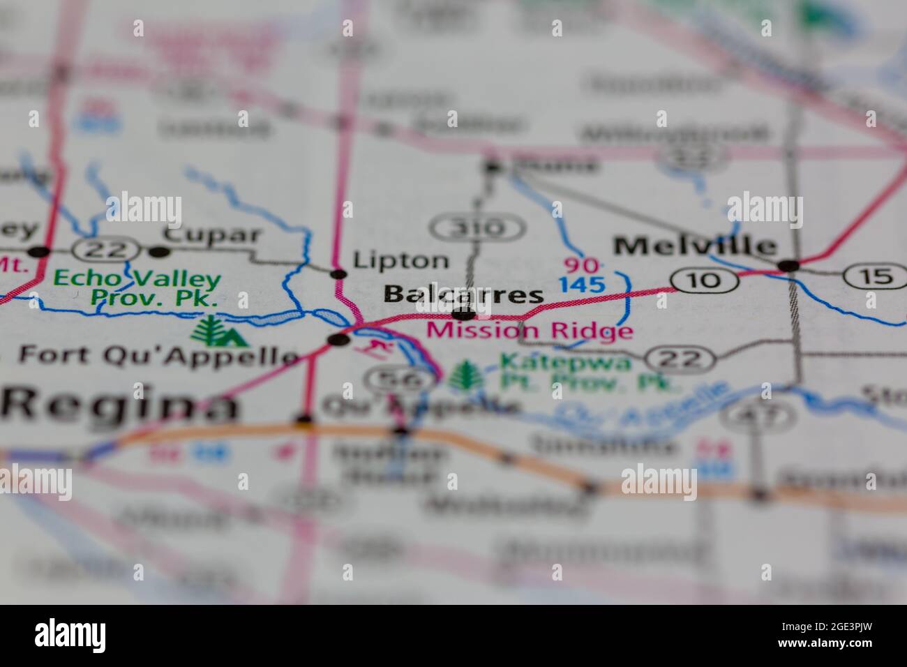 Balcarres map hires stock photography and images Alamy