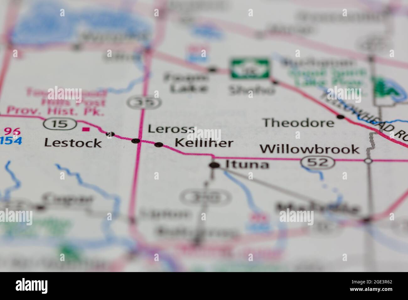 Kelliher on a map hires stock photography and images Alamy