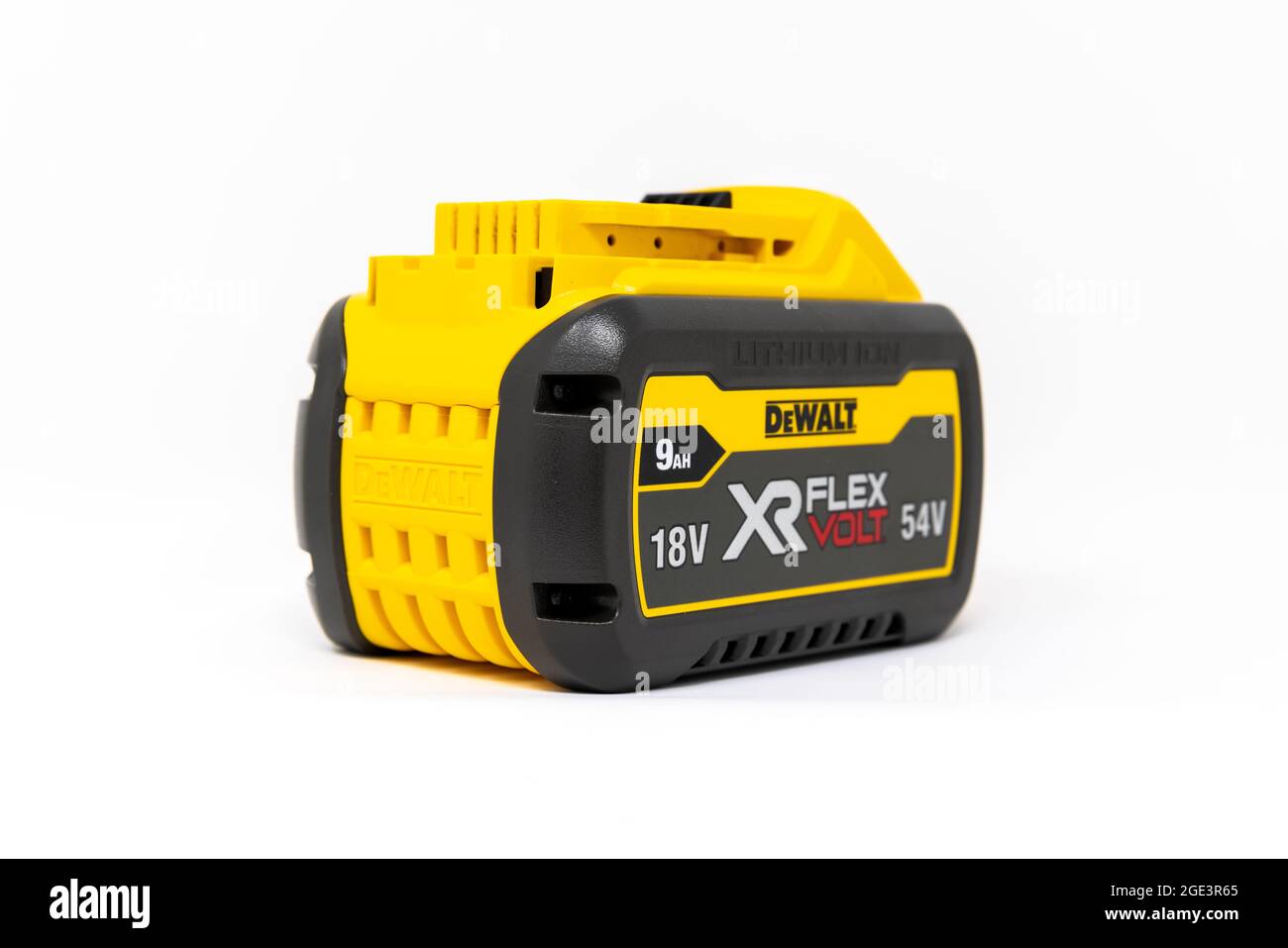 Dewalt XR FLEXVOLT 9AH battery Stock Photo Alamy