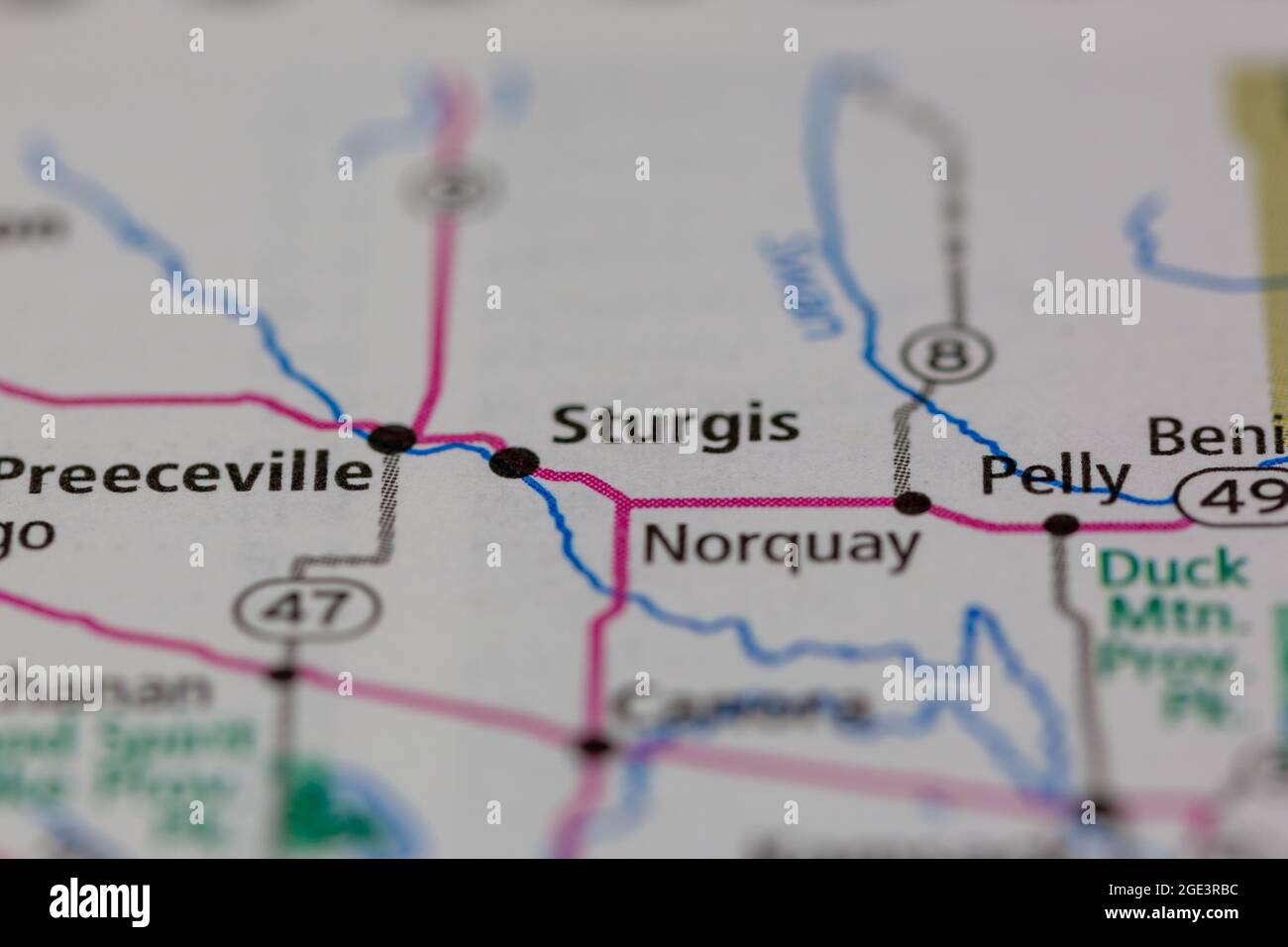 Road Map Of Saskatchewan Sturgis Saskatchewan Canada Shown On A Road Map Or Geography Map Stock  Photo - Alamy