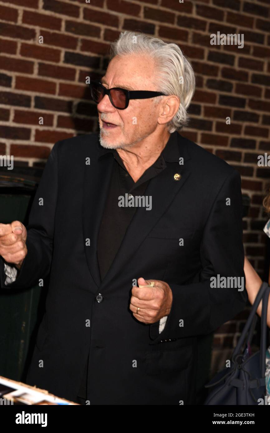 New York NY 20210630 Harvey Keitel leaves the studios of The Late Show with Stephen
