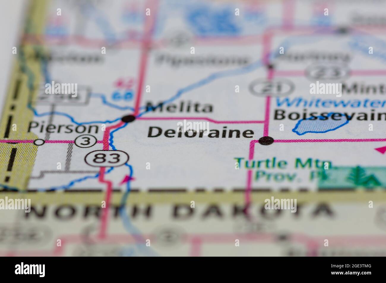 Map of deloraine hires stock photography and images Alamy