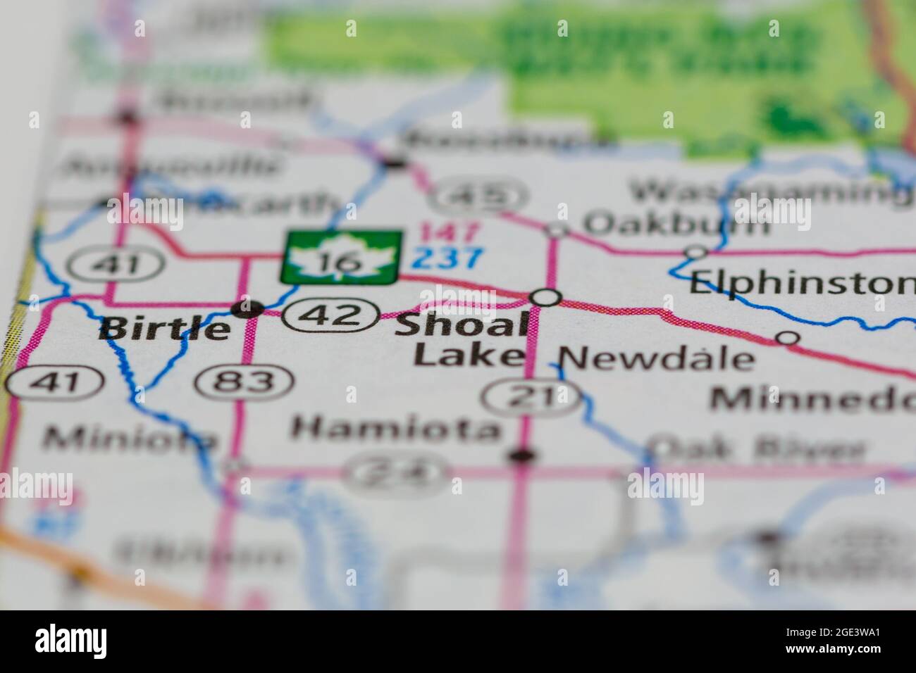 Shoal lake saskatchewan map hires stock photography and images Alamy