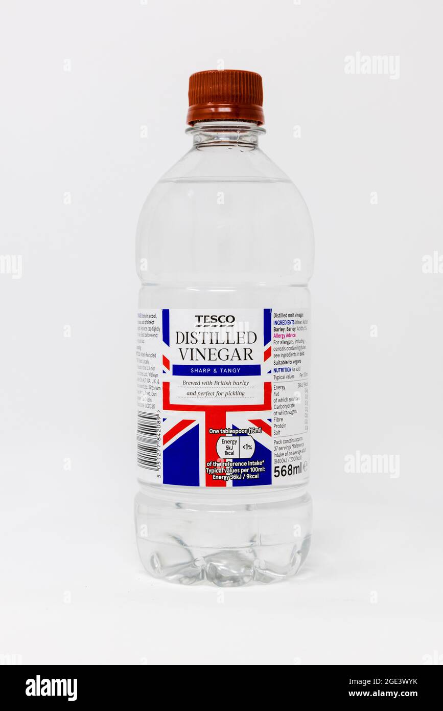 Tesco Distilled Vinegar Stock Photo Alamy