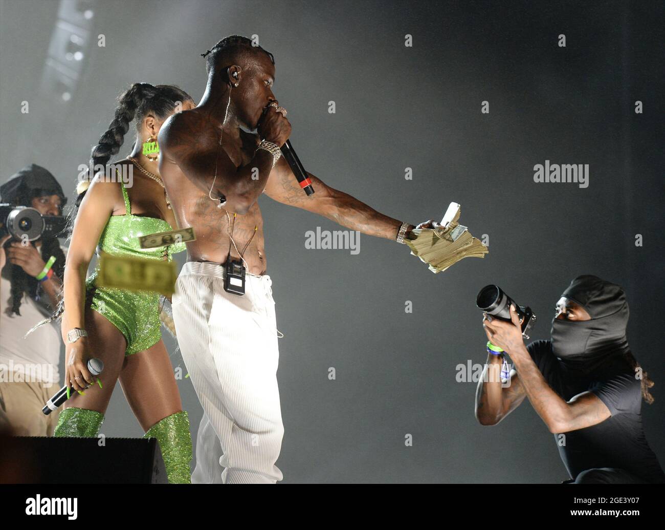 Daebelly Rocking Miami - FL - 20210725 Da Baby performs during Rolling Loud Music ...