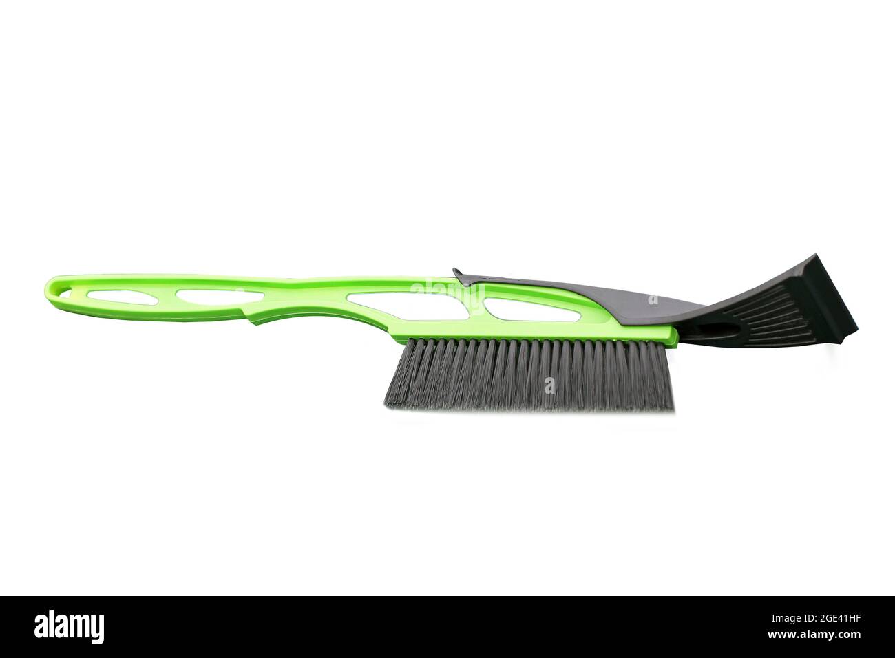 Brush for cleaning car snow on a clean background Stock Photo Alamy