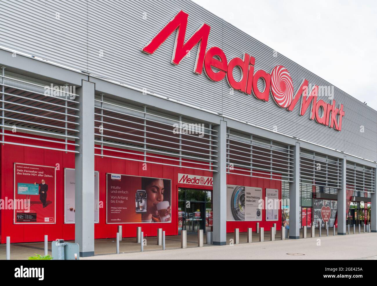 Filiale der Firma Media Markt in Landsberg am Lech Stock Photo