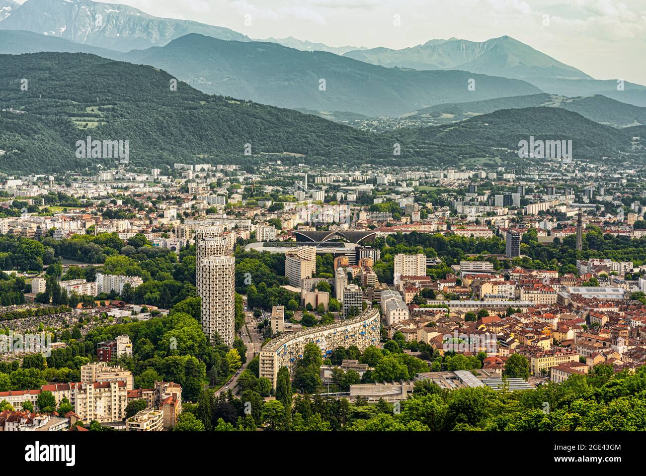 The city of Grenoble is present in all the events of French history. Today it is the center of various social and scientific advances.Grenoble, France Stock Photo