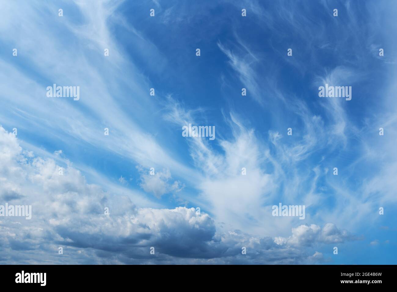 Blue sky background with white clouds. Cloudscape Stock Photo - Alamy