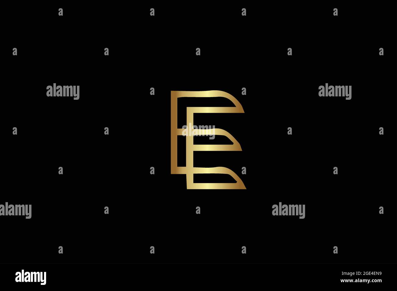 B logo combination design suitable for a company - Vector Stock Vector