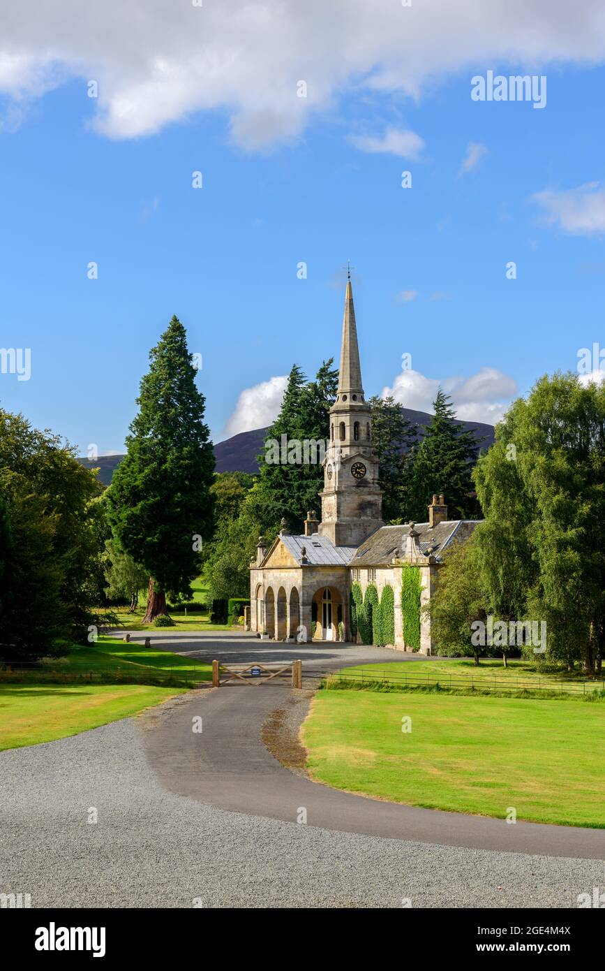 New Penicuik House on The Penicuik House Estate, Midlothian, Scotland Stock Photo