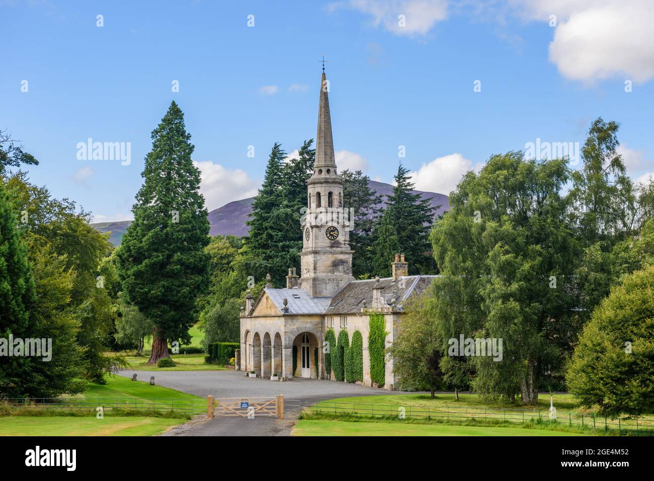New Penicuik House on The Penicuik House Estate, Midlothian, Scotland Stock Photo
