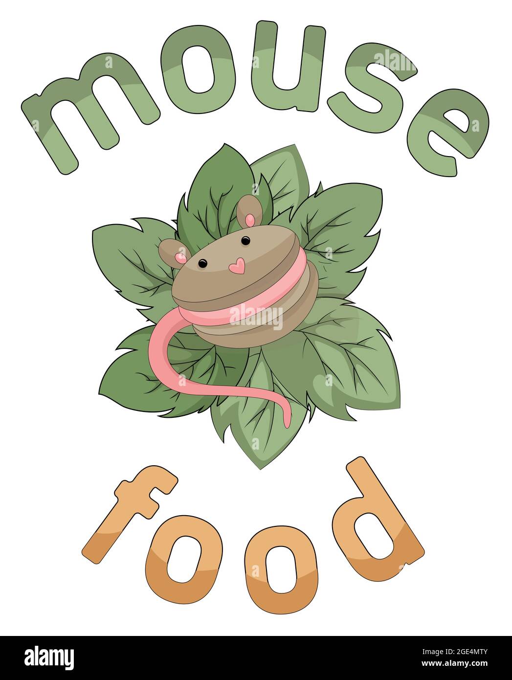 Vector image of Goodies in the form of a mouse Stock Vector Image & Art ...