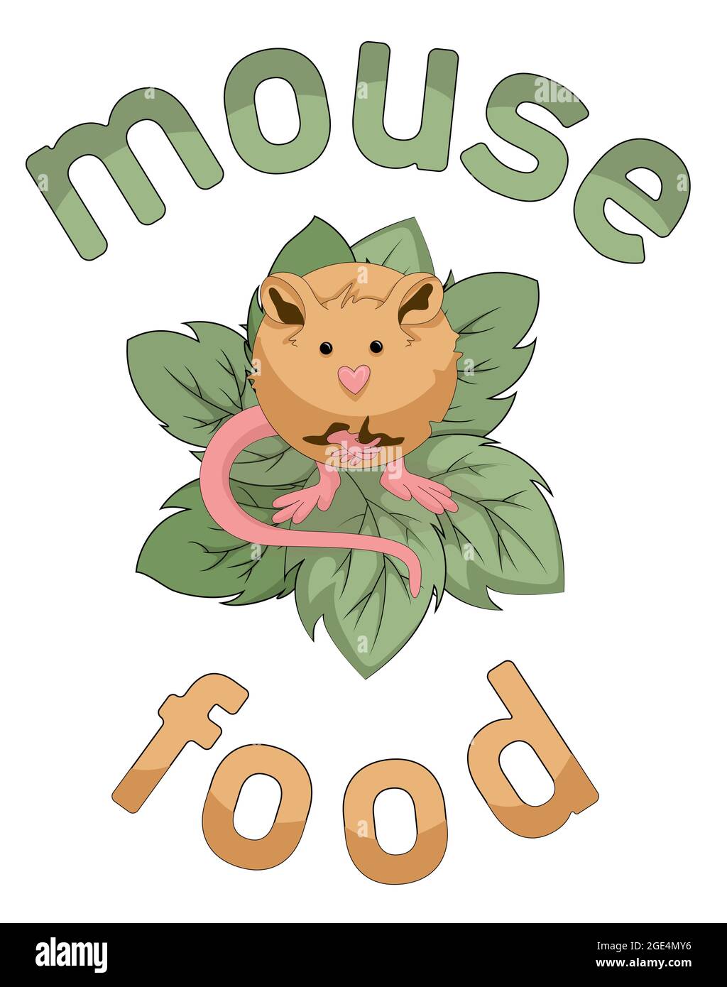 Vector image of Goodies in the form of a mouse Stock Vector Image & Art ...